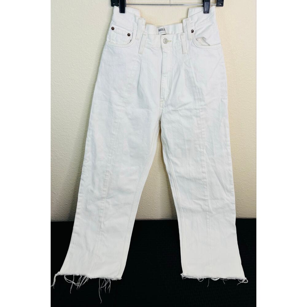 AGOLDE White Pieced Angle Jeans, Women's 28 (6/8 or S/M), NWOT